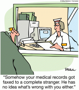 Funny HIPAA Medical Records Cartoon